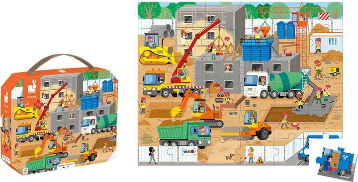 Produktbild Janod Baustelle (36 Teile)