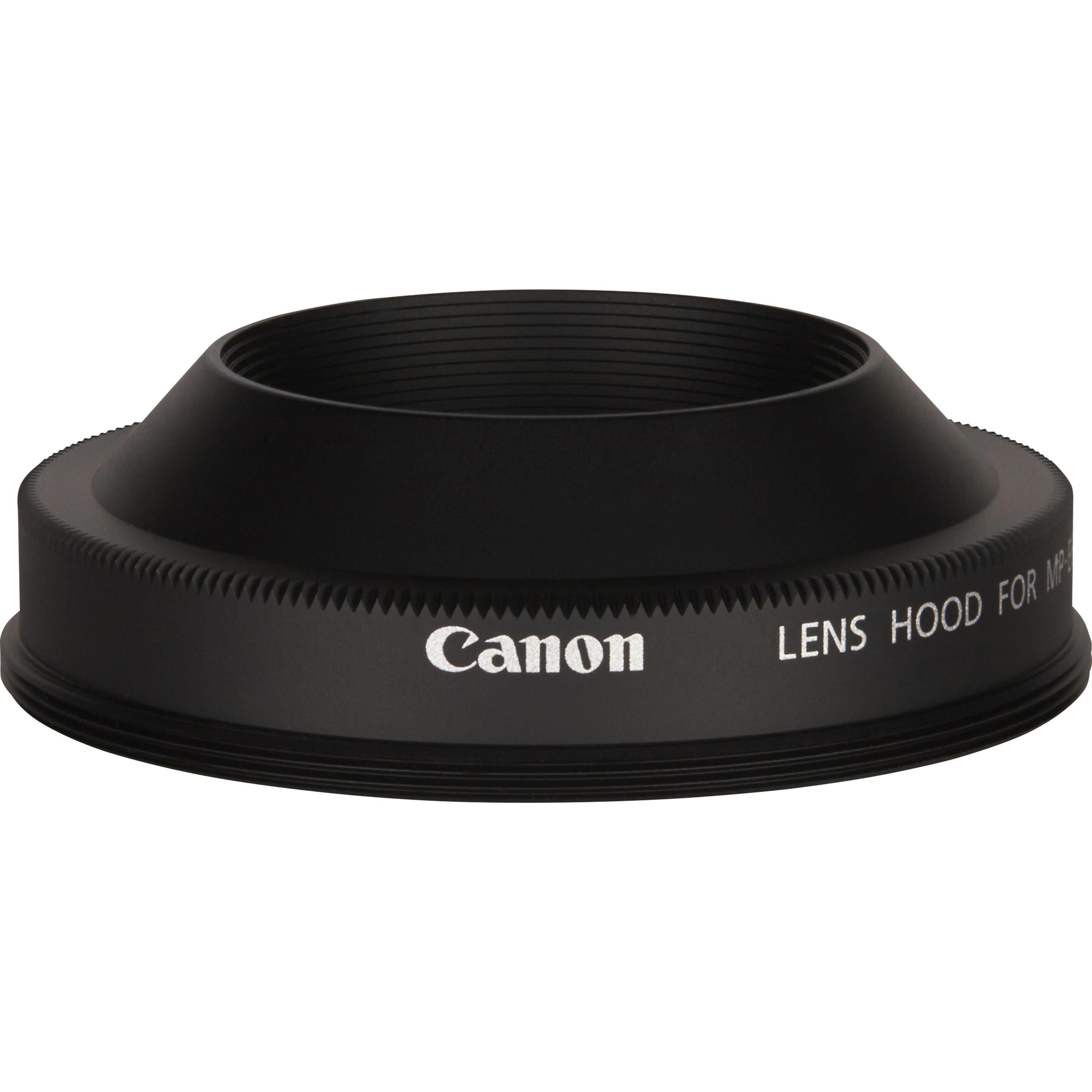 Canon MP-E65, Gegenlichtblende, Schwarz