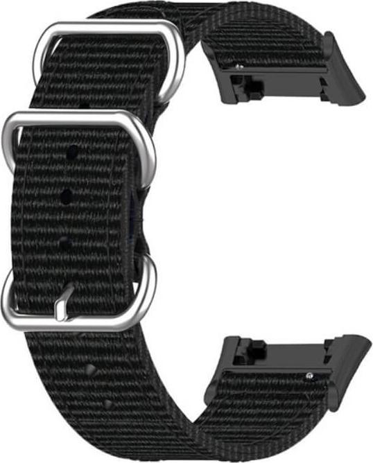 Actual product image Cover-Discount OPPO Watch Free - Nylon Replacement Bracelet Black (Nylon)