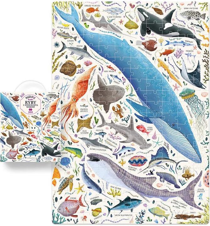 Image du produit Czuczu Puzzle Poissons et animaux aquatiques 200 pièces (200 pièces)