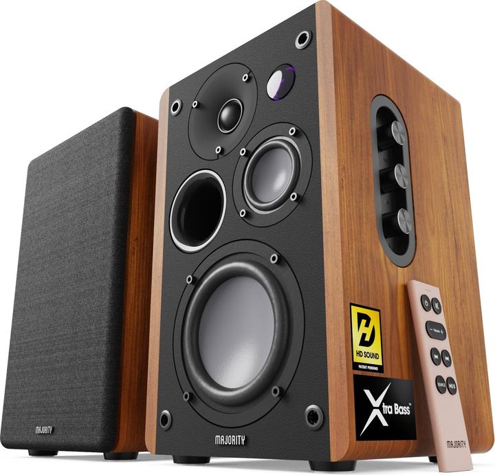 Image du produit Majority D100 Aktiv Regal-Lautsprecher (100 W)