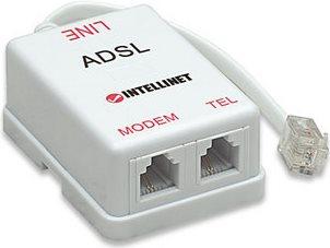 Actual product image Intellinet ADSL Modem Splitter Adapter (RJ-11, RJ11 (2x))