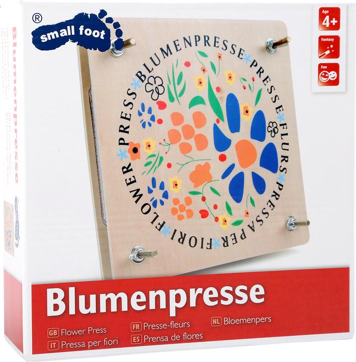 Actual product image small foot Flower press