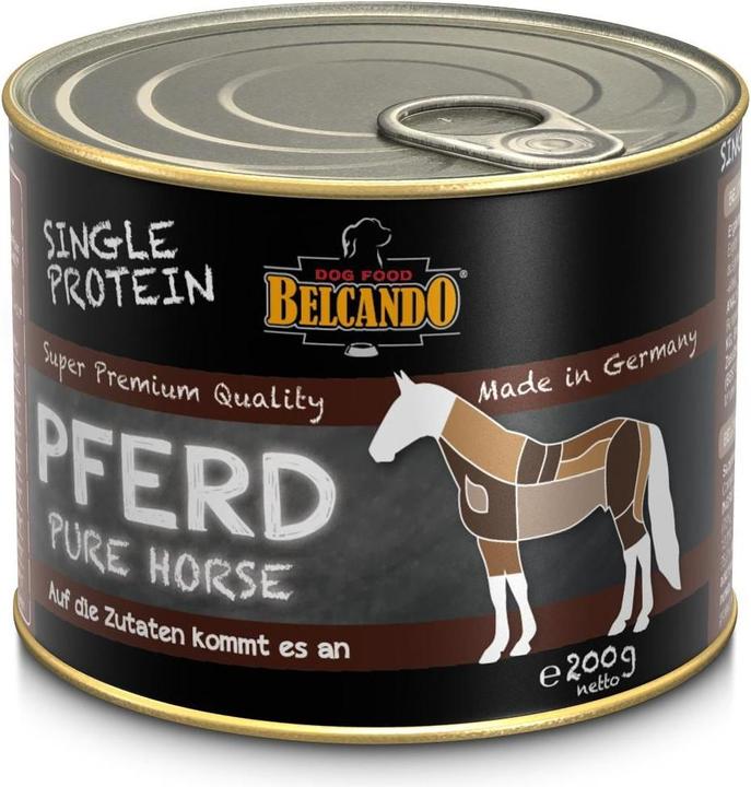Immagine prodotto Belcando Cibo umido monoproteico per cavalli (Adulto, Senior, Junior, 1 pz., 250 g)