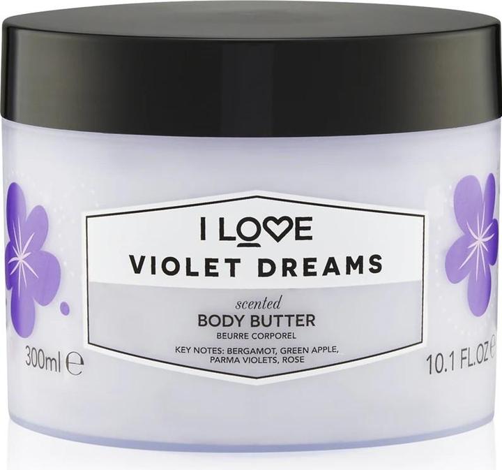 Actual product image I Love... Body Butter Violet Dreams 300 ml (Body butter, 300 ml)