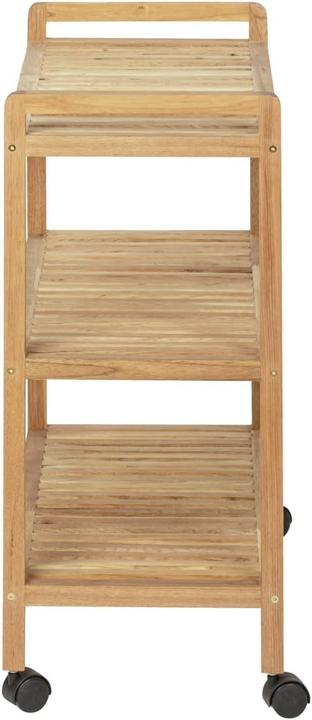 Actual product image Wenko Shelf trolley Norway brown 65.0 x 31.0 x 72.0 cm (65 x 31 x 72 cm)