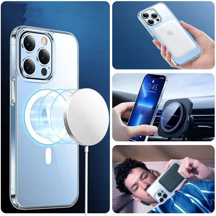 Produktbild Tech Technologiegeschützte HÜLLE Technologiegeschützte Flexair Hybrid MagSafe Apple iPhone 12 Mini Klar (Apple iPhone 12 mini)