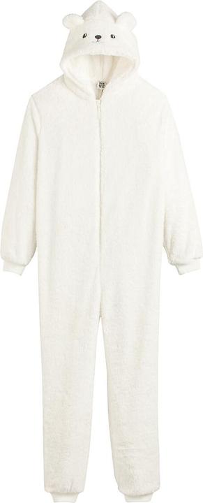 Produktbild La Redoute Collections Teddyfleece-Overall mit Kapuze und Teddy-Motiv (164)