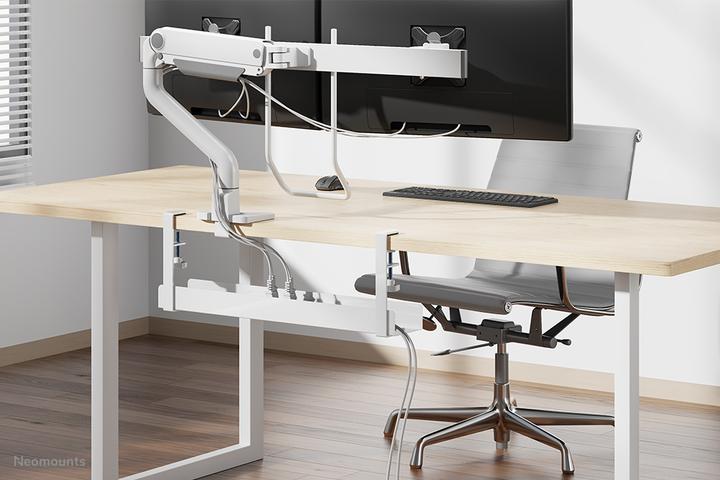 Produktbild Neomounts Kabelaufbewahrung -5kg Klemme/universal/60cm/weiss