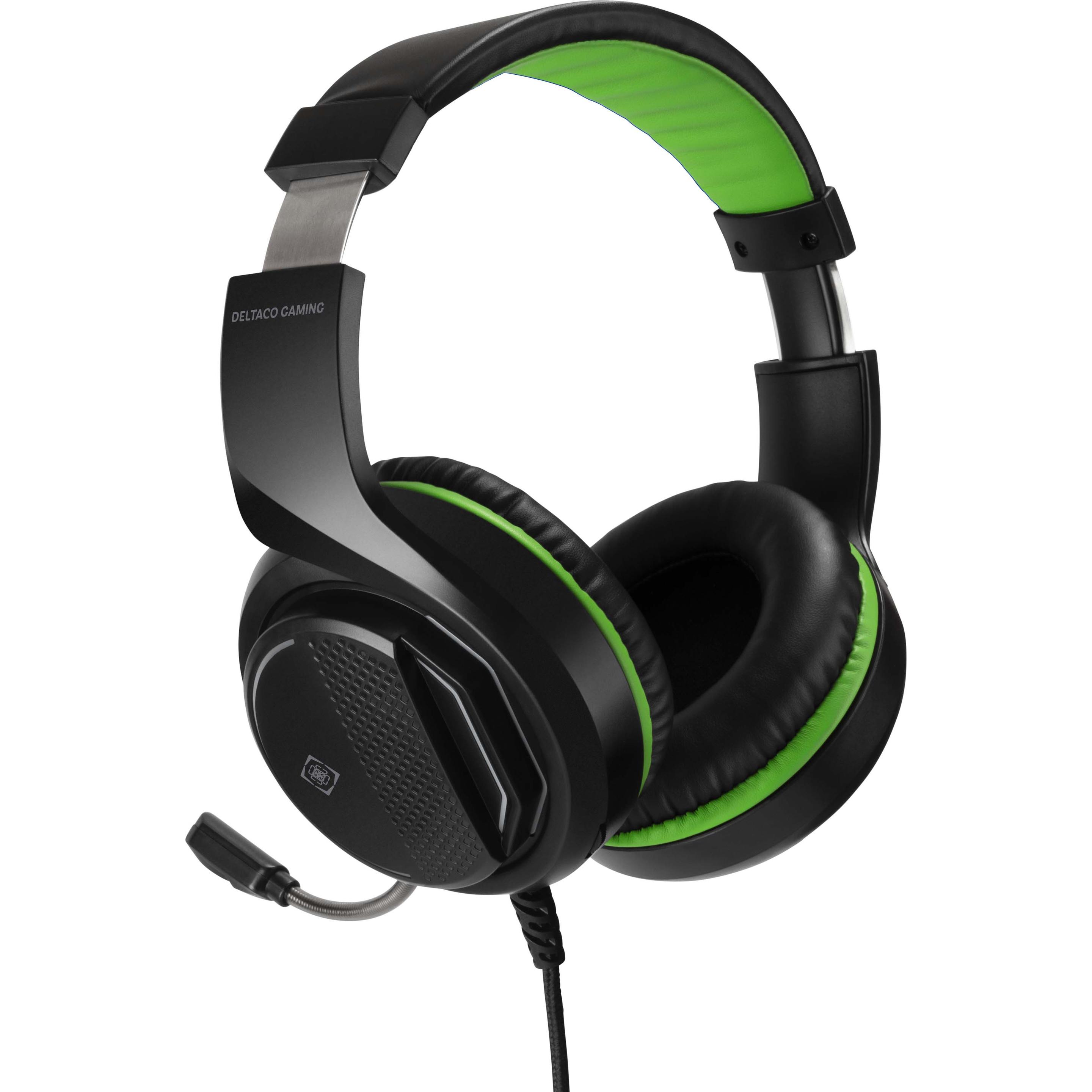 Deltaco Gaming GAM-128 (Kabelgebunden), Gaming Headset, Schwarz