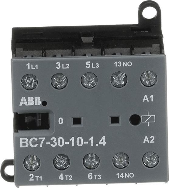 Produktbild ABB BC7-30-10-1,4 W Leistungsschütz / 24 V Spule, 3 -polig 3 Schliesser / 20 A