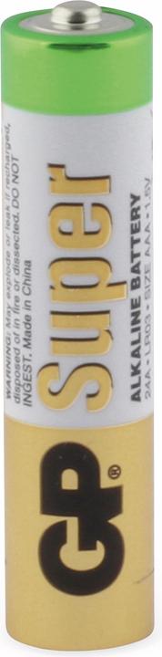 Actual product image GP Batteries Super Alkaline (8 pcs., AAA / LR03 / Micro / R03 / AM4 / MN2400 / KR03)