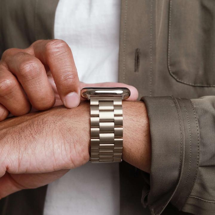 Produktbild Vonmählen Link Bracelet 2 champagne 40 / 41 / 42 mm (316L-Edelstahl, Edelstahl)