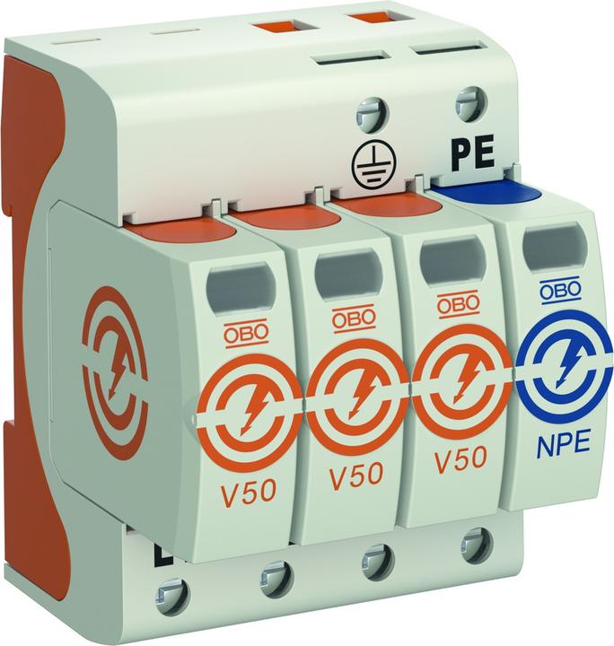 Produktbild OBO Bettermann V50-3+NPE-280 CombiController V50 dreipolig m.NPE 280V 5093526