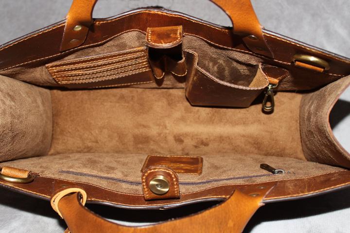 Immagine prodotto Only-Bags.Store Borsa in pelle, borsa a tracolla, borsa a manico alto, regalo di Natale