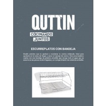 Immagine prodotto Quttin scolapiatti con vassoio in plastica