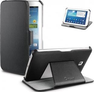 Actual product image Muvit Snow Slim Case with Stand Function for Samsung Galaxy Tab 3 P3200 7 Inches, Black (Samsung Galaxy Tab 3 7.0)