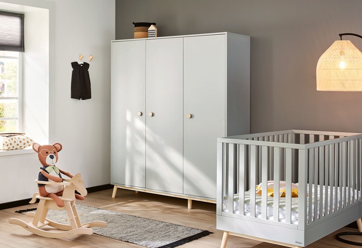 Immagine prodotto Pinolino Set per la cameretta dei bambini 'Dusk' grande, 3 pezzi. (Armadi bambini, Culla, Fasciatoio)