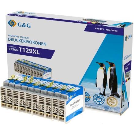 G&G, Cartucce, Druckerpatrone Kompatibel 1P1291-10 (C, FC, M, Y)