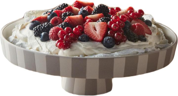 Actual product image OYOY Living Decorative Toppu Tray Ø 20 cm, Grey/White