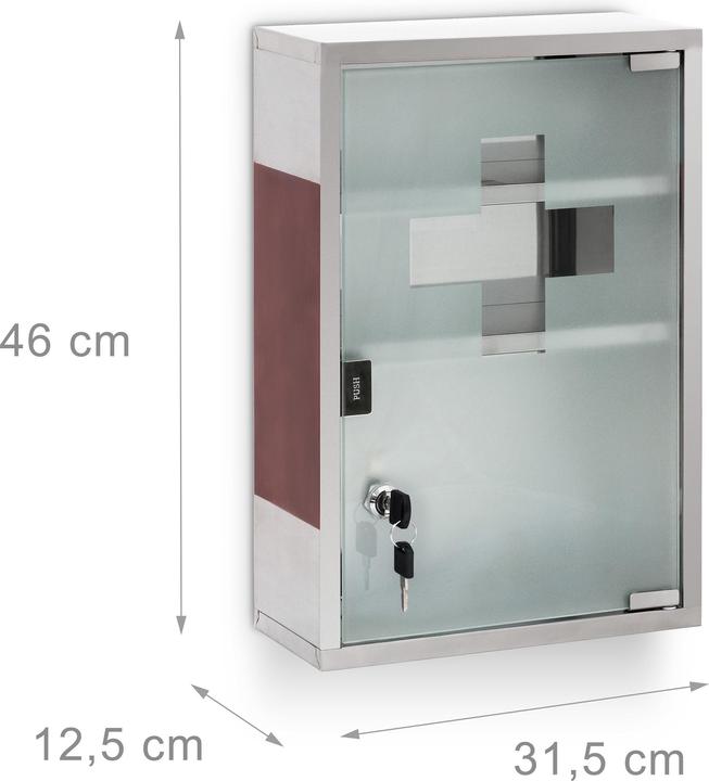 Actual product image Relaxdays Emergency (30 x 12 x 45 cm)