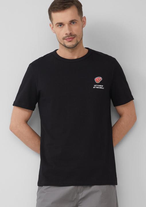 Produktbild S.Oliver T-Shirt T-Shirt mit Grill-Motiv (XXL)