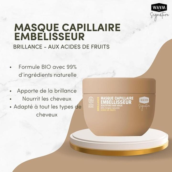 Immagine prodotto Waam Organic Hair Mask 250ml - Certified Organic (250 ml)