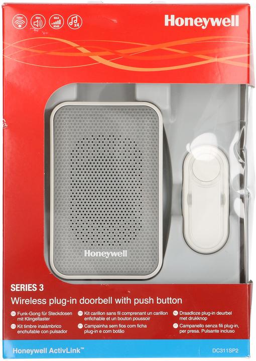 Actual product image Honeywell Radio chime complete set DC311SP2 (Wireless)