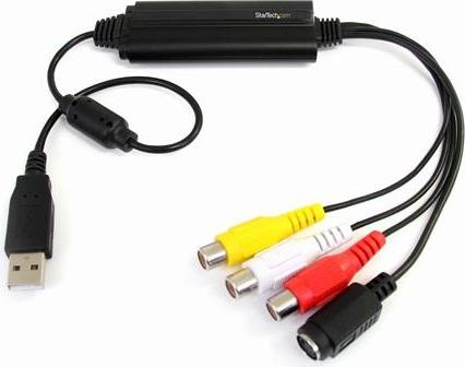 Produktbild StarTech S-Video / Composite auf USB Video Grabber / Capture Kabel mit TWAIN und Mac unterstützung - max.... (0.08 m, USB)