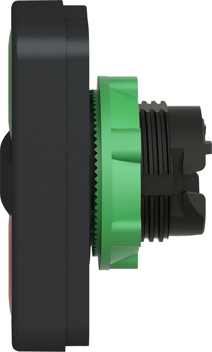 Produktbild Schneider Electric Doppeldrucktaster grün flach/rot flach ZB5AA7341