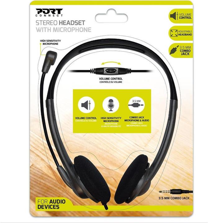 Produktbild Port Designs Port HEADSET JACK STEREO + MIC (Kabelgebunden)