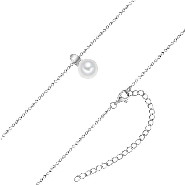 Produktbild Rafaela Donata Kette mit Anhänger Sterling Silber Muschelkernperle weiss - 38615 (Sterling Silber, Muschelkernperle)