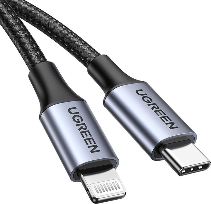 Produktbild Ugreen Lightning zu USB-C 2.0 (1 m, USB 2.0)