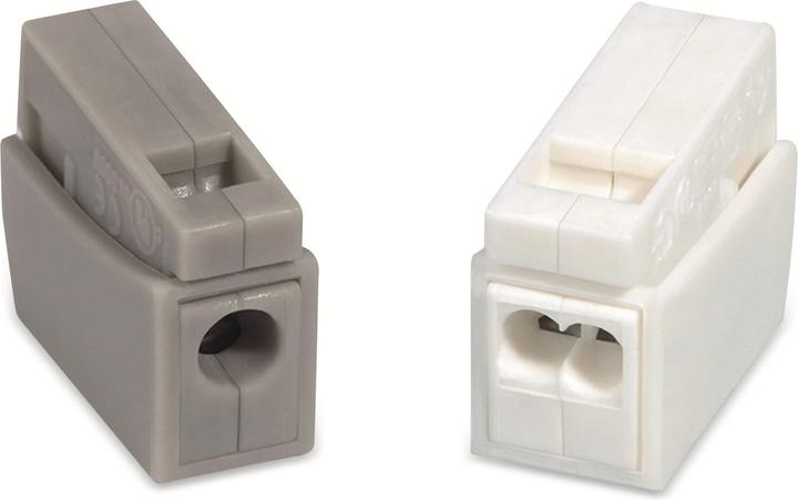 Produktbild HellermannTyton 148-90058 HECL-2/1-Blister-PA66-WH (10) Verbindungsklemme flexib