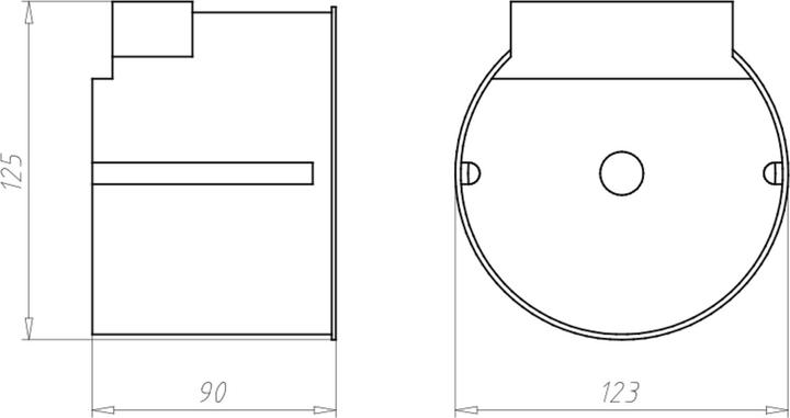 Actual product image Kaiser Recessed light junction box w