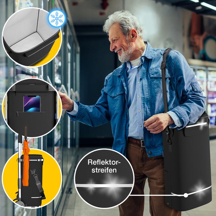 Produktbild MaxVitalis Einkaufstrolley mit Kühlfunktion
