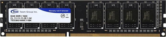 Immagine prodotto Team Group Elite (1 x 8GB, 1600 MHz, DDR3-RAM, DIMM)
