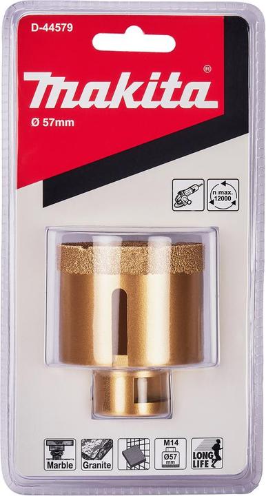 Image du produit Makita Diamond drill bit M14 57.0 mm (57 millimètres)
