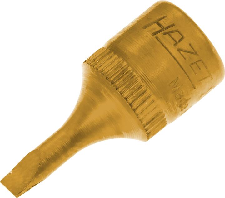Produktbild HAZET Schraubendreher-Steckschlüsseleinsatz 8503-0.6X3.5 ∙ Vierkant6,3 mm (1/4 Zoll) ∙ Schlitz Prof…