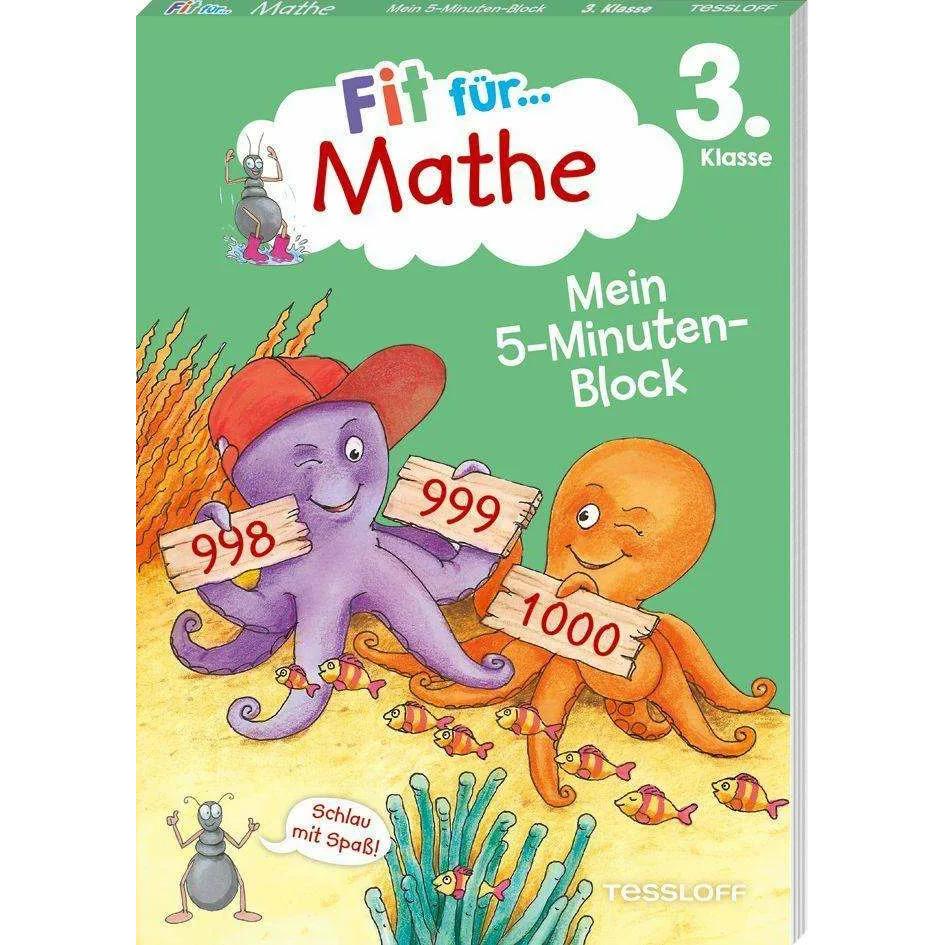 Fit für Mathe 3. Klasse. Mein 5-Minuten-Block, Schulbücher von Werner Zenker, Guido Wandrey