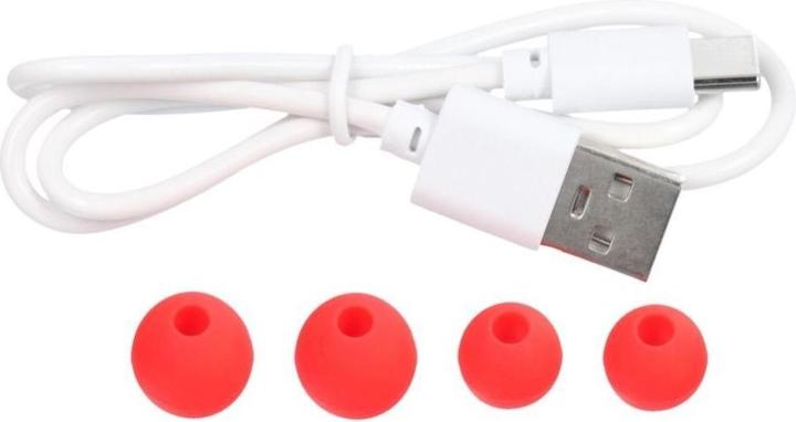 Actual product image Jellie Monster Wired headphones Jellico wireless earphones bluetooth TWS YLFS-06BT red