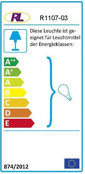 Energie-Label Trio Lüster (E14)