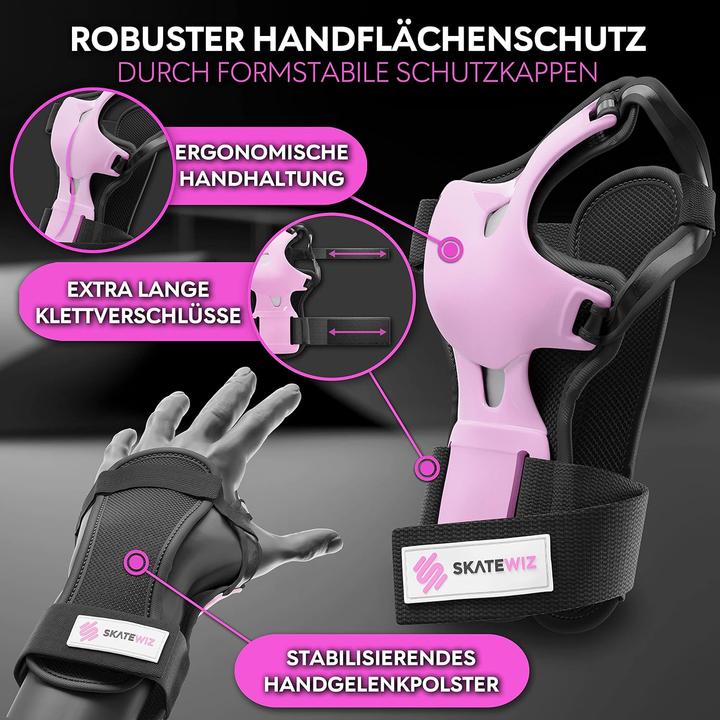 Image du produit Skatewiz 6-teiliges Skate-Protektoren-Set (S, Protège-poignets, Genouillère, Coudes, 6 pièces)