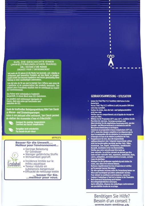 Immagine prodotto Sun Limone (Polvere, 50 Cicli di lavaggio)