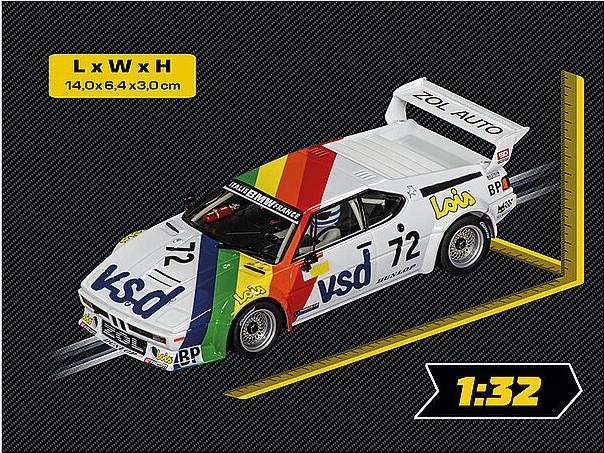 Image du produit Carrera 20031040 - Digital 132 BMW M1 "BMW Zol"Auto, No.72" 24h, 1981