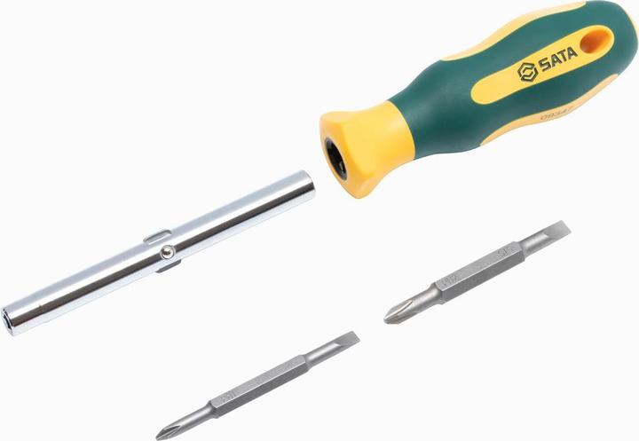 Actual product image SATA 6-in-1 screwdriver set, interchangeable