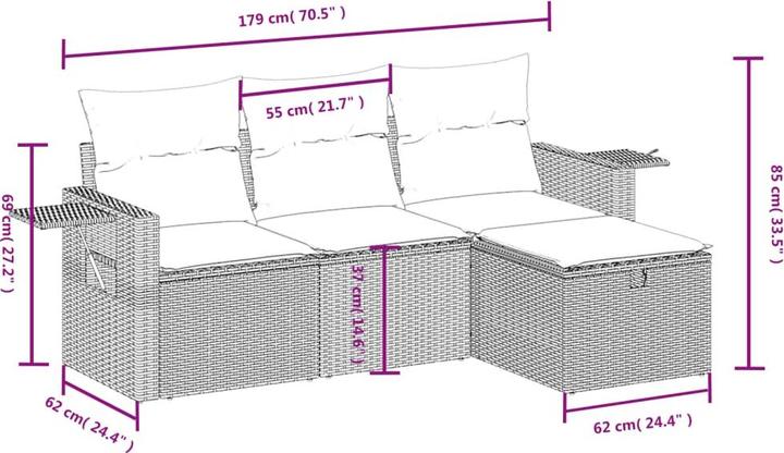 Produktbild vidaXL Moshe