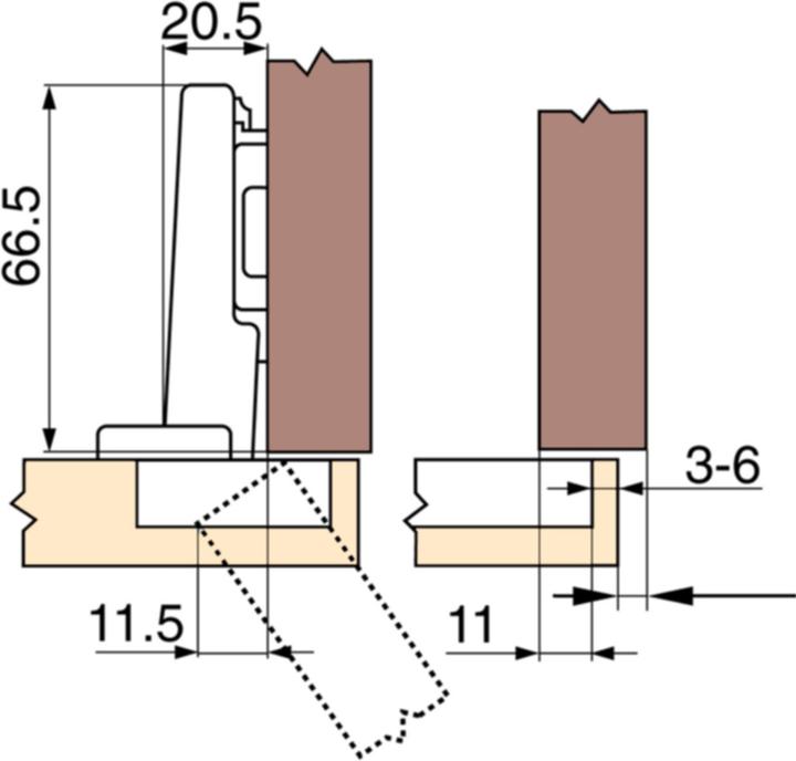 Immagine prodotto Blum Cerniera d'angolo