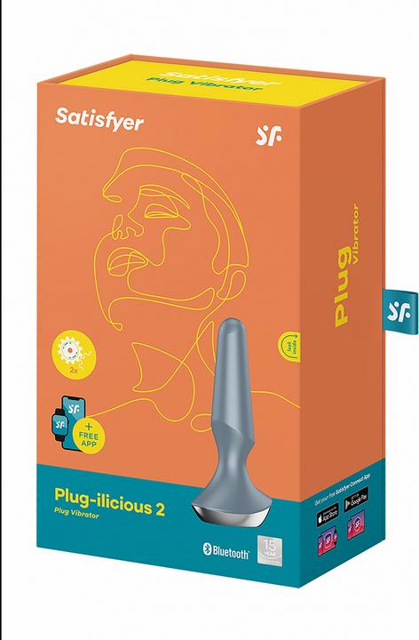 Immagine prodotto Satisfyer Vibratore Plug-ilicious 2 Plug - Ice Blue