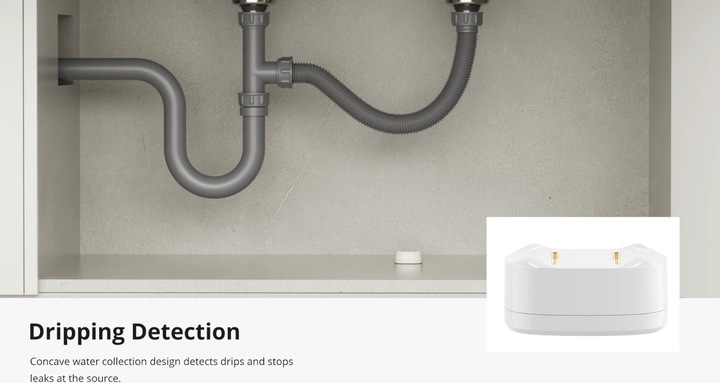 Immagine prodotto Sonoff SNZB-05P Sensore di perdita d'acqua ZigBee